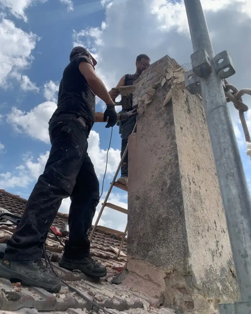 Abattage cheminée Montmorency 95160