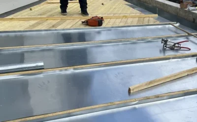 Toit terrasse en zinc Nanterre – Ent W Toiture